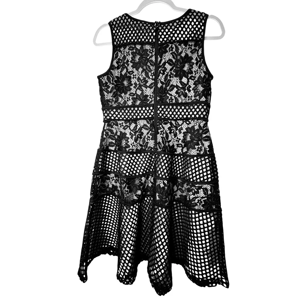 Blush by Us Angels Girls Black Lace Mesh Tiered Party Dress B7-9415 Size 16 NWT - Picture 8 of 8